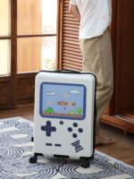 왕삼촌은 트롤리 케이스, 어린 시절 추억, 여행 케이스, 가방, 학생, 남녀 모두를 위한 2024인치 신형, 범용 휠만 판매합니다. - 이미지 2