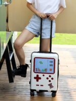 왕삼촌은 트롤리 케이스, 어린 시절 추억, 여행 케이스, 가방, 학생, 남녀 모두를 위한 2024인치 신형, 범용 휠만 판매합니다. - 이미지 3