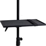 범용 클립온 스탠딩 리프트 노트북 트레이 모바일 컴퓨터 스탠드 데스크 방열 회전 베이스 사운드 카드 트레이 - 이미지 5
