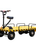 전기 플랫베드 트럭 과수원 온실 운송 트럭 화물 보관 운송 트럭 로드 킹 핸드 푸시 스톨 트럭 후진 라이딩 당나귀 - 이미지 3