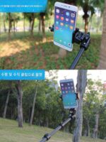 핸드헬드 라이브 방송 폴 멀티 카메라 인터넷 셀럽 노래 듀얼 카메라 브라켓 핸드헬드 팬틸트 야외 라이브 방송 모바일폰 핸드헬드 폴 - 이미지 3