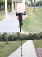 핸드헬드 라이브 방송 폴 멀티 카메라 인터넷 셀럽 노래 듀얼 카메라 브라켓 핸드헬드 팬틸트 야외 라이브 방송 모바일폰 핸드헬드 폴 - 이미지 5