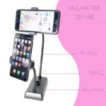 멀티 카메라 라이브 방송 스탠드 데스크탑 듀얼 카메라 스탠드 4카메라 스탠드 다중 앵커 다중 모바일 폰 라이브 방송 스탠드 - 이미지 3