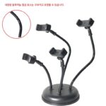 멀티 카메라 라이브 방송 스탠드 데스크탑 듀얼 카메라 스탠드 4카메라 스탠드 다중 앵커 다중 모바일 폰 라이브 방송 스탠드 - 이미지 4