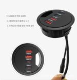 USB3.0 스플리터 컨버터 1대4 듀얼 Type-c 인터페이스 외부 전원 공급 충전식 신제품 무료 배송 - 이미지 2