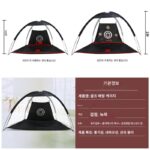 그린 골프 히팅 케이지 홈 실내 및 실외 스윙 치핑 연습 네트 트레이닝 히팅 네트 히팅 매트 - 이미지 4