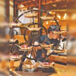 인터넷 연예인 크리에이티브 관람차 바베큐 그릴 개성 초밥 호텔 냄비 특별 플레이트 레스토랑 간식 랙 저녁 접시 - 이미지 3