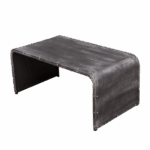 산업 스타일 오래된 직사각형 커피 테이블 거실 간단한 TV 캐비닛 철 리벳 미국 복고풍 철 티 테이블 - 이미지 5