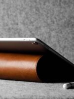 지카니 텍스처 미니멀리스트 스타일 아이패드 프로 12.9인치 보호 케이스 태블릿 가방 정품 가죽 라이너 가방 핸드헬드 태블릿 가죽 케이스 액세서리 출장 편리 노트북 케이스 고급 커스터마이징 - 이미지 3