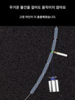 낚시 초협소 공간 콩 대량 실리콘 초고품질 투명 세트 전체 조합 메인 라인 그룹 소형 액세서리 - 이미지 3