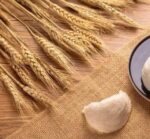 라탄 새 둥지, 새 둥지, 음식 사진, 베이킹 사진 소품, 밀 이삭 사진 배경 천 - 이미지 4