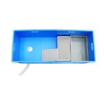 하단 줄 거북이 상자 거북이 탱크 번식 상자 태양 테라스 빌라 배수 플라스틱 초대형 물고기 탱크 수족관이 있는 집 - 이미지 5