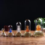 크리스탈 먼지 커버 데스크탑 유리 소형 부처님 동상 유리 커버 부처님 틈새 투명 디스플레이 상자 부처님 동상 커버 크기 - 이미지 2