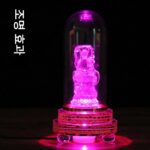 크리스탈 먼지 커버 데스크탑 유리 소형 부처님 동상 유리 커버 부처님 틈새 투명 디스플레이 상자 부처님 동상 커버 크기 - 이미지 4