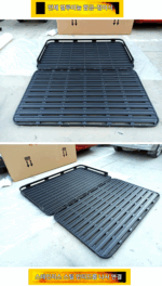 오프로드 여행용 범용 루프 플랫폼 텐트 베이스 접이식 수하물 프레임 수하물 선반 맞춤형 알루미늄 합금 플랫 레이어 - 이미지 2