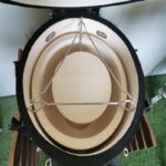 오븐 삼각대 가정용 세라믹 바베큐 오븐 액세서리 연기 방지기 다기능 삼각대 피자 플레이트 포함 - 이미지 2