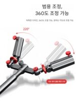 더블 터렛 낚시 상자 낚시 의자 브라켓 두꺼워진 범용 더블 터렛 베이스 더블 막대 더블 헤드 브라켓 막대 걸이 낚시 터렛 - 이미지 2