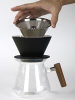 지아케 커스텀 W자형 금속필터 핸드브루 커피 더블레이어 필터 프리필터지 드립 아메리칸 커피 - 이미지 2