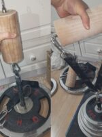 그립 애호가 풀업 애호가 손가락 근력 강화 그립 타겟 트레이닝 팔 근육 견고한 나무