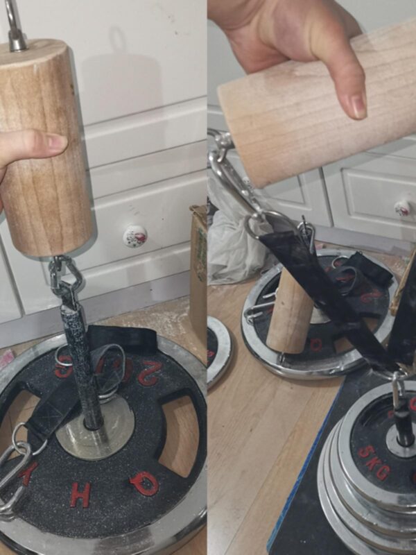 그립 애호가 풀업 애호가 손가락 근력 강화 그립 타겟 트레이닝 팔 근육 견고한 나무