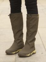 일본식 다리 길이 연장, 가볍고 통기성이 좋고 방수 슬리브, 레저 스포츠, 남성 및 여성용 야외 라이딩 롱 천 부츠