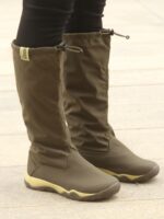 일본식 다리 길이 연장, 가볍고 통기성이 좋고 방수 슬리브, 레저 스포츠, 남성 및 여성용 야외 라이딩 롱 천 부츠 - 이미지 2