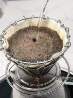 커피 필터 야외 캠핑 커피 장비 얼음 드립 콜드 추출 핸드 그라인더 필터 매달린 귀 접는 핸드 양조 브래킷 - 이미지 5