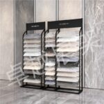 캐비닛 도어 패널 샘플 디스플레이 랙 타일 디스플레이 랙 컬러 플레이트 생태 보드 알루미늄 거셋 플레이트 스톤 플로어 타일 샘플 랙 - 이미지 3