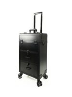 알루미늄 합금 트롤리 수하물 메이크업 박스 전문 메이크업 아티스트 네일 아트 미용 자수 도구 상자 2022 새로운 스타일 외출 - 이미지 5