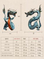 사업이 번창하고, 물을 흡수하는 청룡 구리 공예품, 중국 용 장식품, 회사 사무실 입구, 행운을 가져다주는 오픈 선물 - 이미지 5