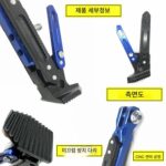 전기 자동차 조절식 싱글 서포트 매버릭스 사이드 스탠드 전기 오토바이 사이드 서포트 스쿠터 배터리 자동차 삼각대 범용 - 이미지 4