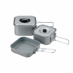 일본산 유니플레임 아웃도어 캠핑산 4코너 조리도구 3종세트 - 이미지 5