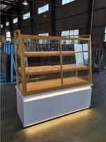 스팟 빵 캐비닛 디스플레이 캐비닛 사이드 캐비닛 케이크 숍 베이킹 로스트 너트 서랍 철제 단단한 나무 섬 캐비닛 모델 캐비닛 - 이미지 3