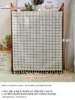 커튼펀치프리 발코니 반차양트랙 자체접착 도어커튼 신발장 방진 코튼리넨 심플 숨기기 추함 마법 - 이미지 2