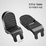 전기 자전거 뒷발 뒷바퀴 확대 접이식 전기 스탠드 범용 폴 산악 자전거 페달 뒷좌석 - 이미지 3