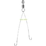 고정 거리 라인 분할기 실리콘 엉킴 방지 콩 스페이스 콩 더블 후크 낚싯줄 분할기 낚시 소형 액세서리 - 이미지 5