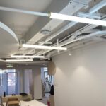 LED 롱 스트립 조명 심플 모던 크리에이티브 북유럽 디자이너 원워드 샹들리에 미니멀리스트 스튜디오 사무실 형광등 - 이미지 2