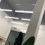 LED 롱 스트립 조명 심플 모던 크리에이티브 북유럽 디자이너 원워드 샹들리에 미니멀리스트 스튜디오 사무실 형광등 - 이미지 3