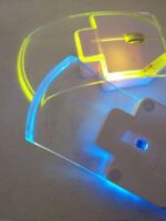 유선 투명 마우스 다채로운 소녀 개성 귀여운 창의적 커플 사무실 무소음 무선 블루투스 듀얼 모드 마우스 - 이미지 4