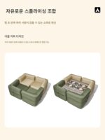 모고다 에어 매트리스 팽창식 소파 침대 야외 휴대용 캠핑 초경량 에어 두꺼운 레이지 베드 - 이미지 3