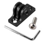 BGNing은 GoPro11/10 및 기타 스포츠 카메라 어댑터에 적합합니다. 알루미늄 합금 저각 플랫 바텀 커넥터 - 이미지 3