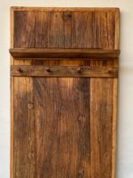 홈스테이 스타일 견고한 나무 옷걸이 보드 코트 랙 다기능 바닥 랙 매칭 보관 신발장 컨트리 스타일 - 이미지 3