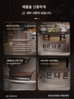 오래된 철공소 산업용 바람 오일통 테이블과 의자 카페 오토바이 클럽 바 휴식 협상 부스 소파 조합 - 이미지 5