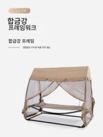 야외 스윙 해먹 리클라이닝 안뜰 야외 테라스 스윙 의자 실내 크래들 의자 매달린 의자 발코니 단철 매달린 바구니 - 이미지 4