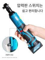 독일산 고토크 전기 래칫 렌치 충전식 90도 직각 리튬 배터리 고속 스테이지 트러스 아티팩트 - 이미지 3