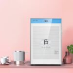 유리 티컵 티세트 컵 컵 UV 살균 캐비닛 사무실 유치원 타월 소형 데스크탑 상업용 - 이미지 2