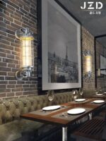 산업 스타일 벽등 디자이너 주조 알루미늄 크리에이티브 바 카페 밀크티 숍 레트로 LOFT 통로 천장 벽등 - 이미지 4