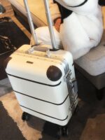 일본 수출 브라이트 서피스 여행 가방 20인치 탑승 케이스 알루미늄 프레임 24 여행 세관 잠금 장치 범용 휠 비밀번호 상자 28 - 이미지 2