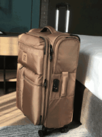 다기능 초경량 탑승 가방 20인치 옥스포드 천 체크 24 확장형 트롤리 가방 대형 28 - 이미지 4