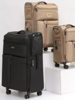 다기능 초경량 탑승 가방 20인치 옥스포드 천 체크 24 확장형 트롤리 가방 대형 28 - 이미지 5